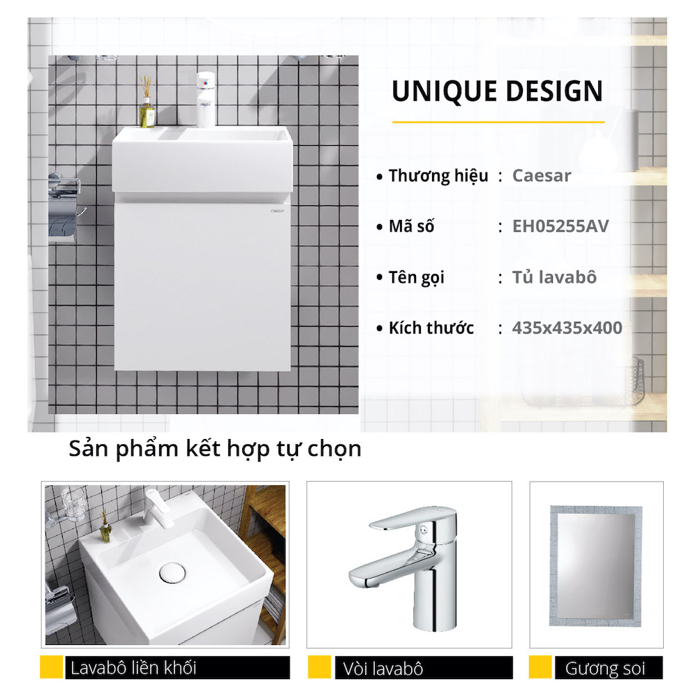 Tủ lavabo Caesar EH05255AV - 10