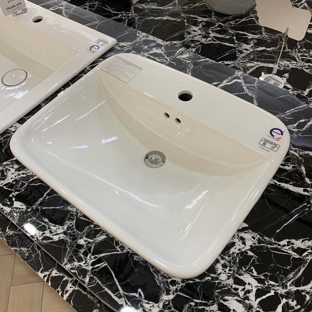 Chậu lavabo dương vành Caesar L5019 - 4
