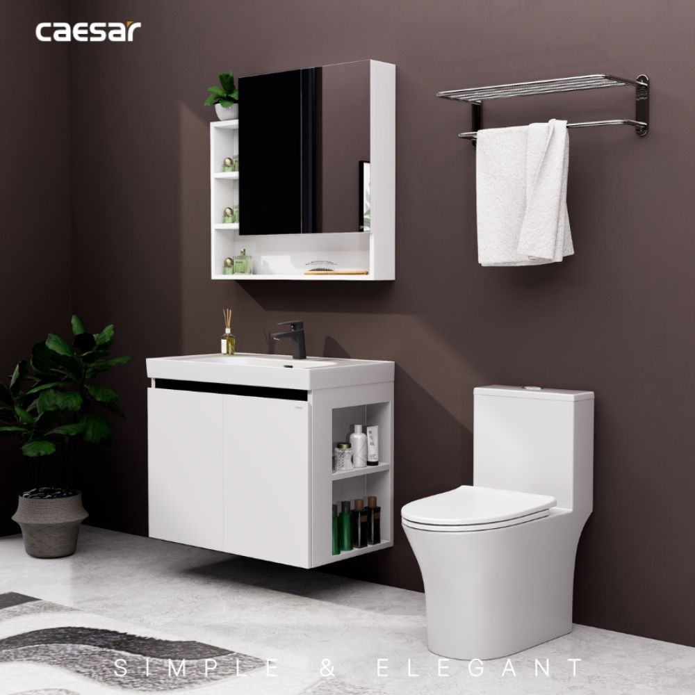 Bộ tủ lavabo Caesar LF5358+EH15358CRV - 2