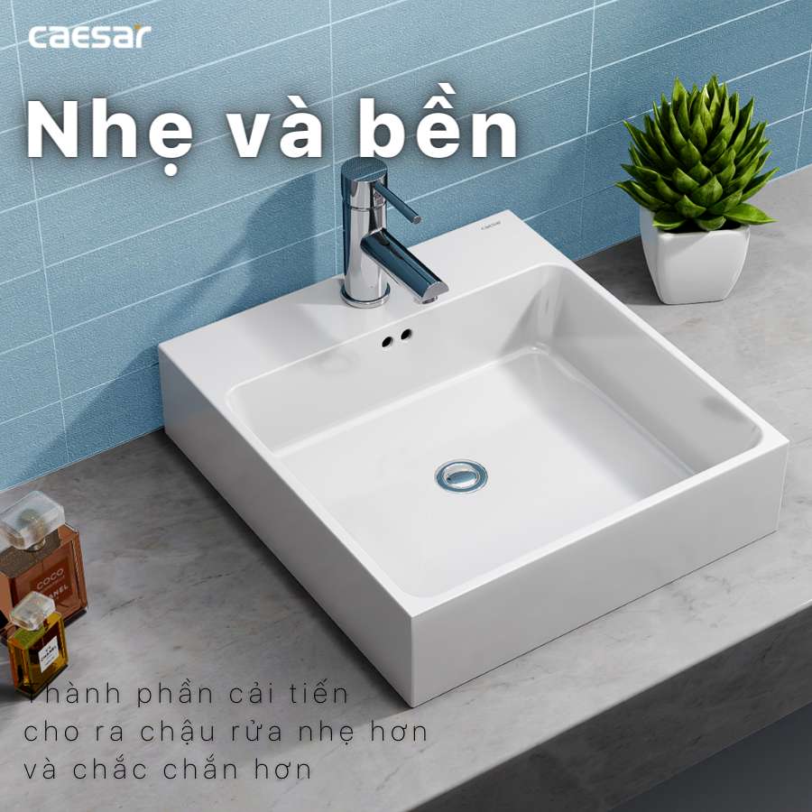 Chậu lavabo đặt bàn Caesar LF5261 - 10