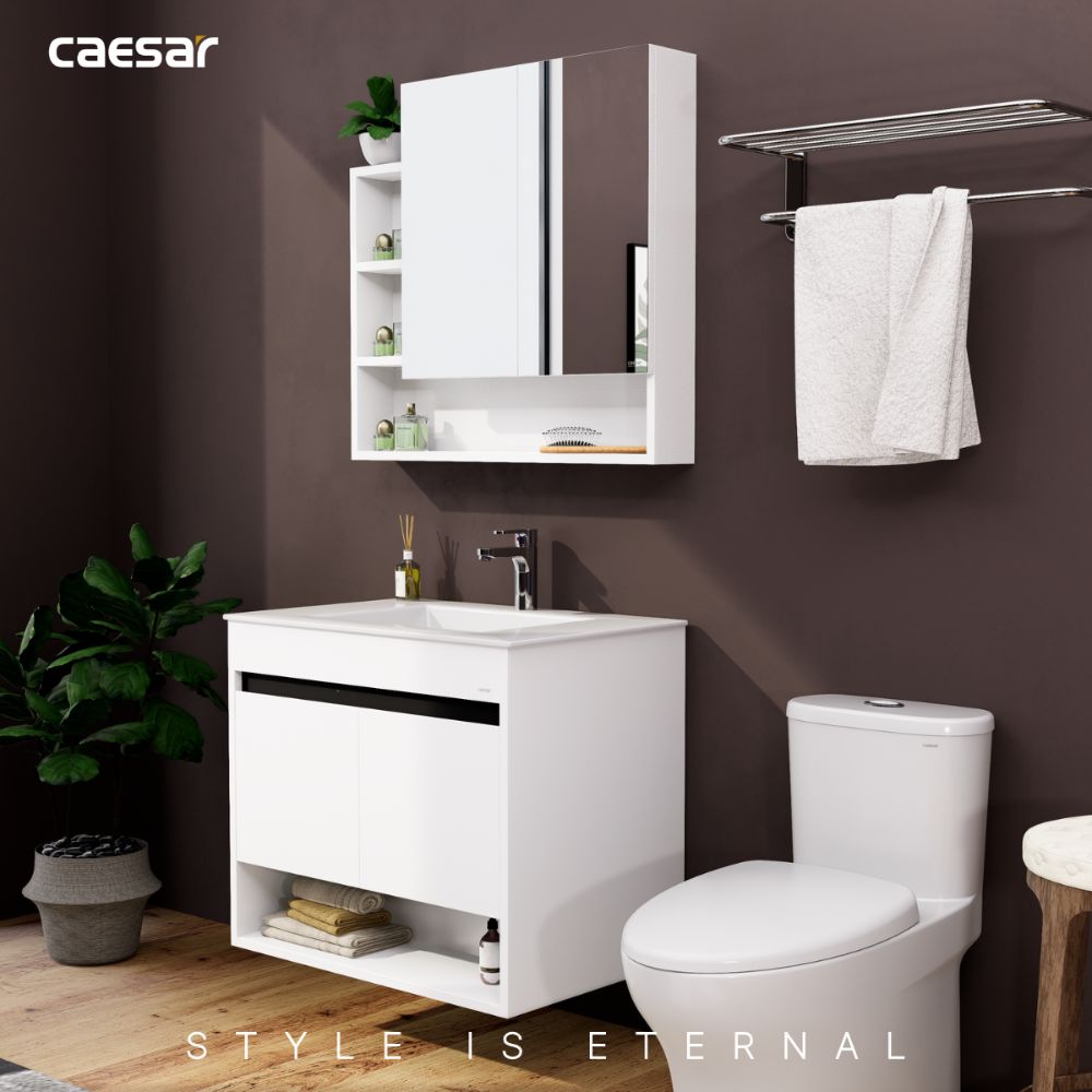 Bộ tủ lavabo Caesar LF5032+EH15032AV - 2