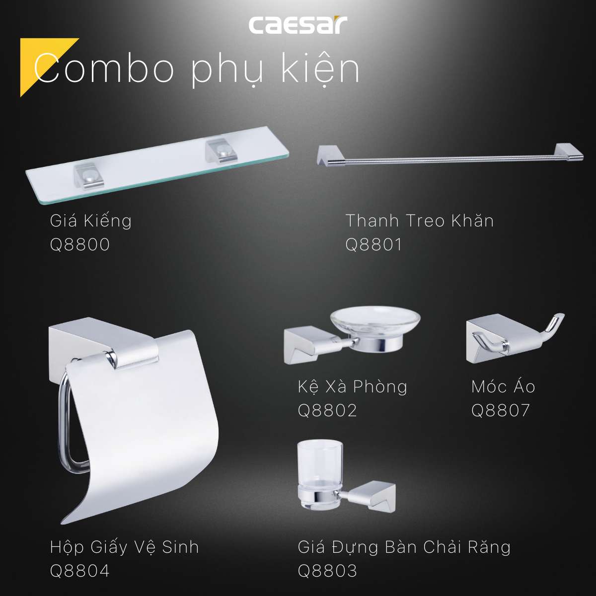 Kệ kính Caesar Q8800 - 13
