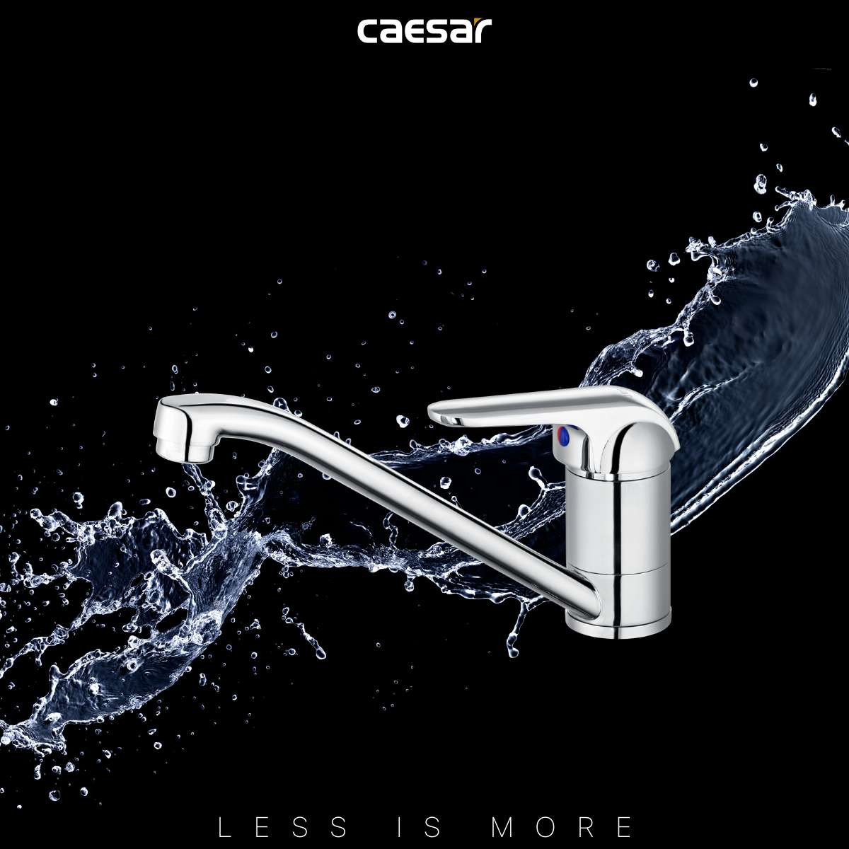 Vòi bếp nóng lạnh Caesar K511C - 18