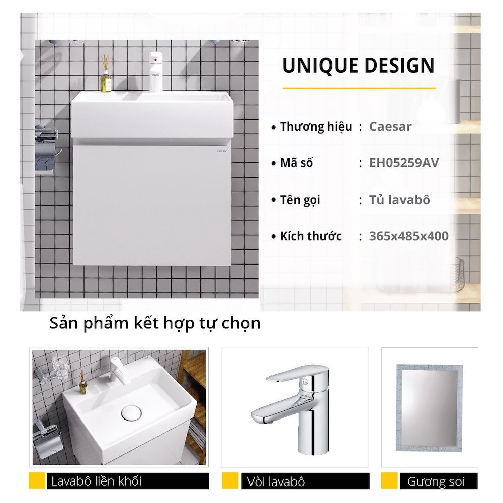 Tủ lavabo Caesar EH05259AV - 10