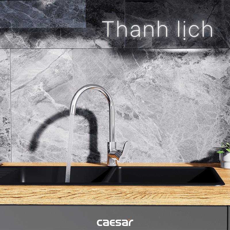 Vòi bếp nóng lạnh Caesar K415C - 20