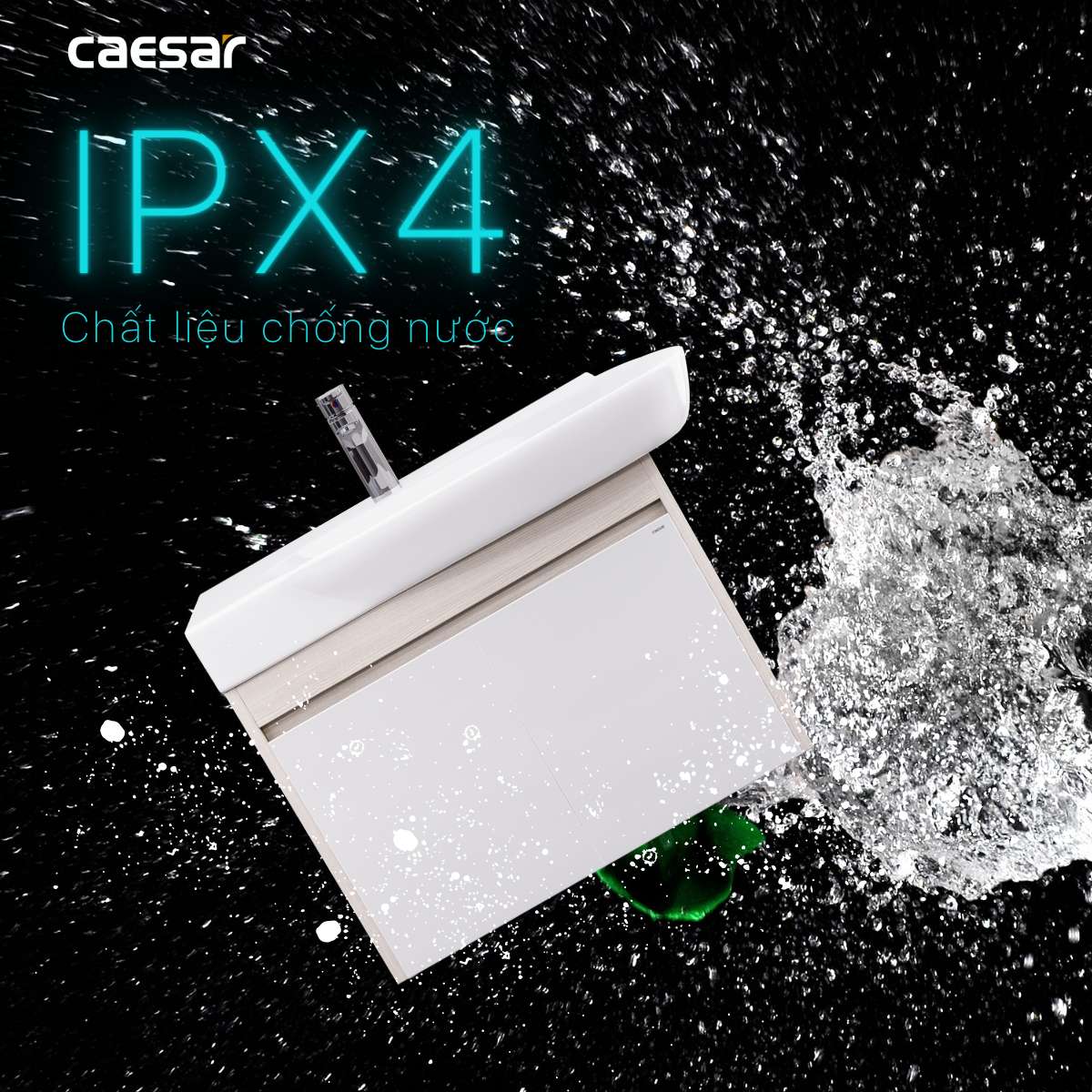 Chậu lavabo dương vành Caesar LF5364 - 8