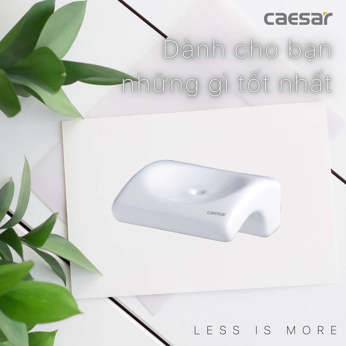 Kệ xà phòng sứ Caesar Q942 - 11