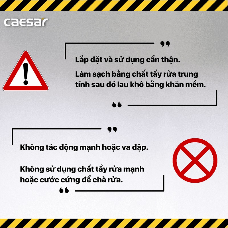 Bồn cầu xí xổm Caesar CS1230 - 4