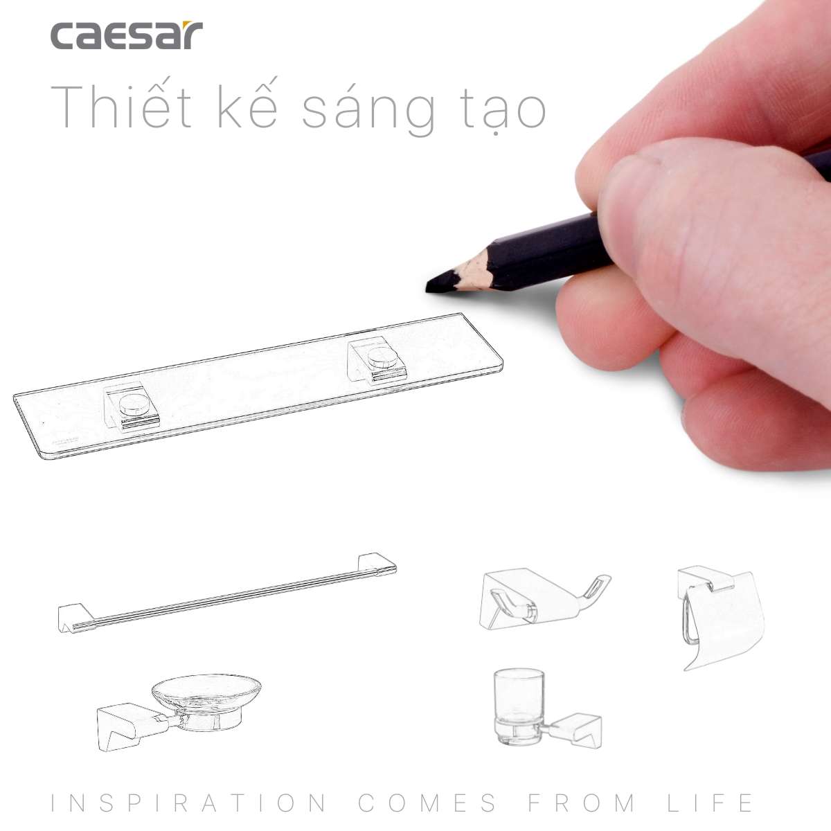 Kệ kính Caesar Q8800 - 9