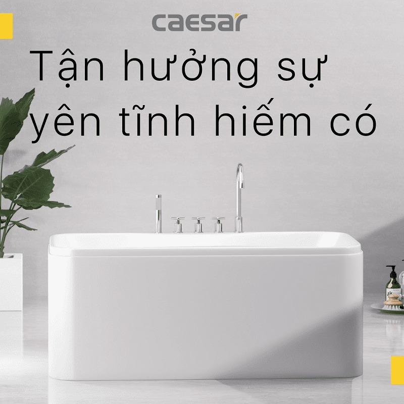 Bồn tắm lập thể 1m4 Caesar AT0950 - 7