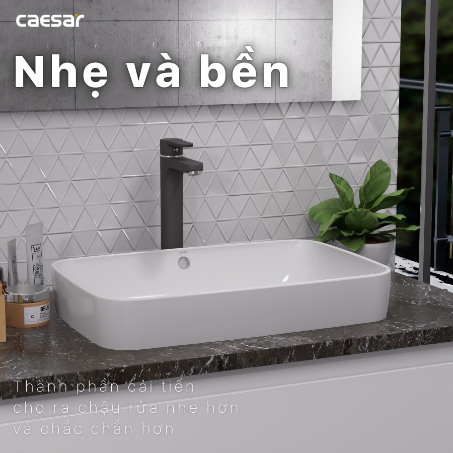 Chậu rửa lavabo đặt bàn Caesar L5262 - 6