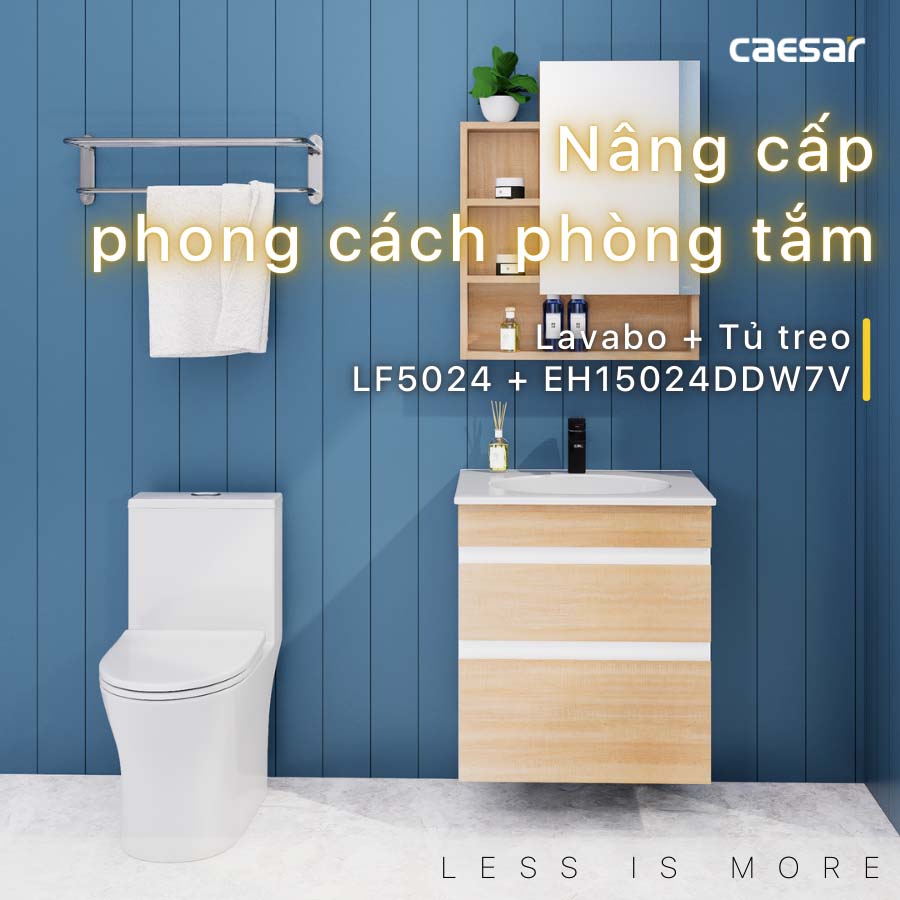 Tủ lavabo Caesar EH15024DDW7V - 2