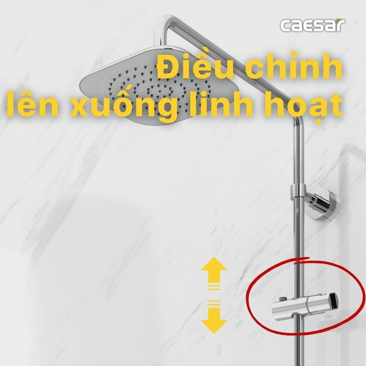 Sen cây tắm đứng Caesar BS125 - 12