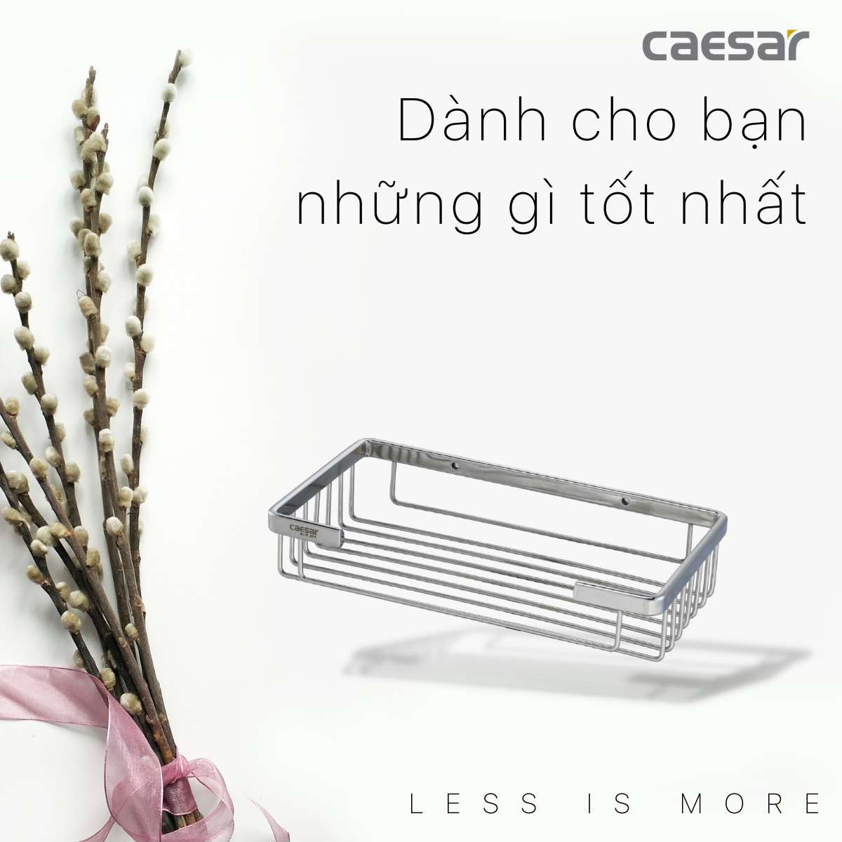 Kệ inox chữ nhật Caesar ST830V - 7