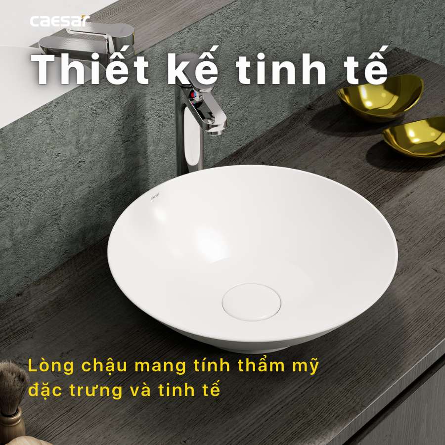 Chậu lavabo đặt bàn Caesar L5221 - 15