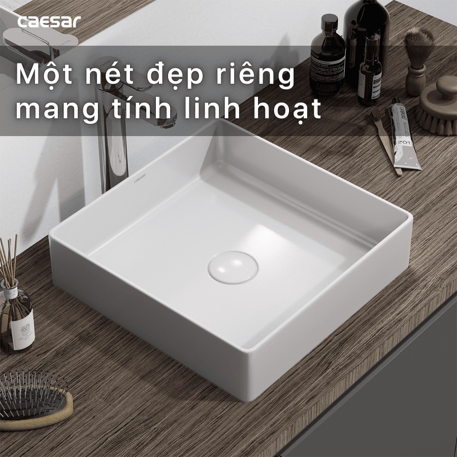 Chậu lavabo đặt bàn Caesar LF5252 - 8