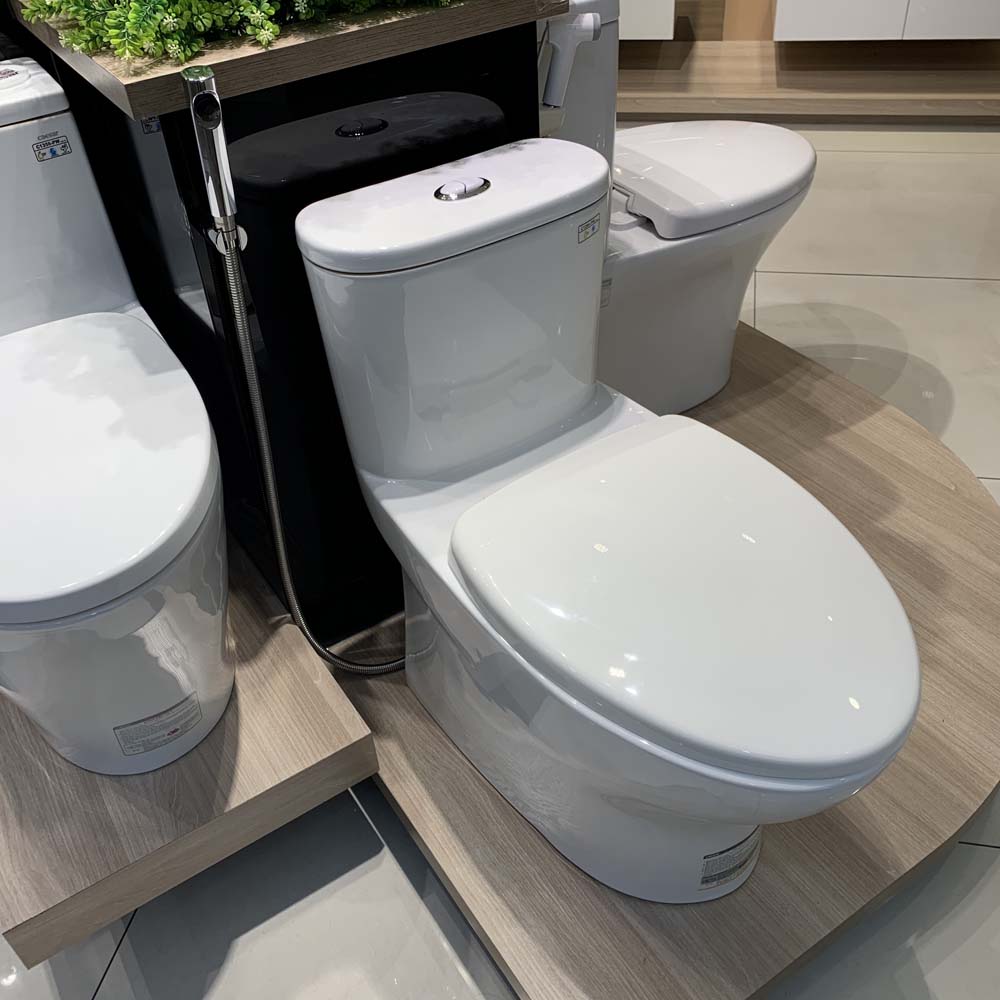 Bồn cầu 1 khối nắp êm Caesar C1394 (CD1394) - 10