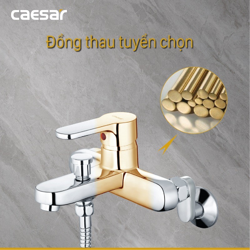 Bộ vòi sen tắm nóng lạnh Caesar S573C - 15