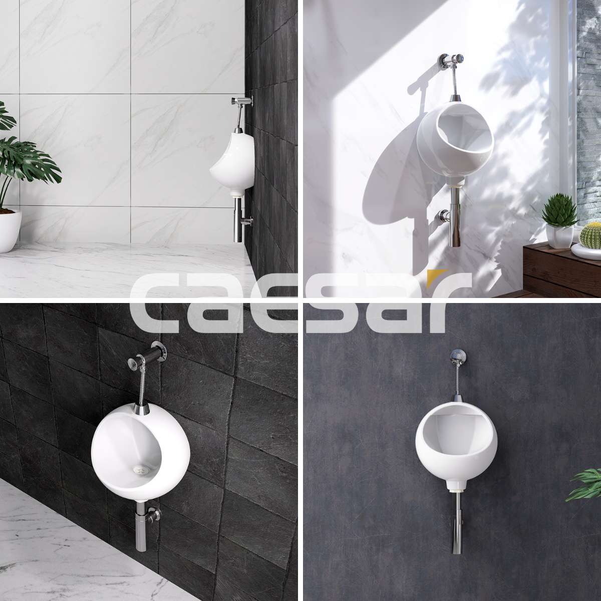 Bồn tiểu nam treo tường Caesar U0210 - 19