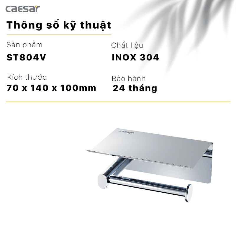 Hộp giấy vệ sinh Caesar ST804V - 13