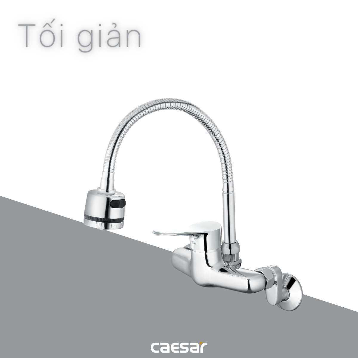 Vòi bếp nóng lạnh gắn tường Caesar K526C - 20