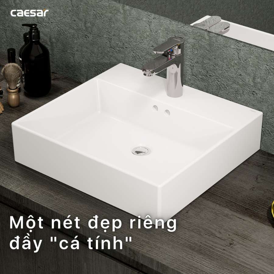 Chậu lavabo đặt bàn Caesar LF5263 - 8