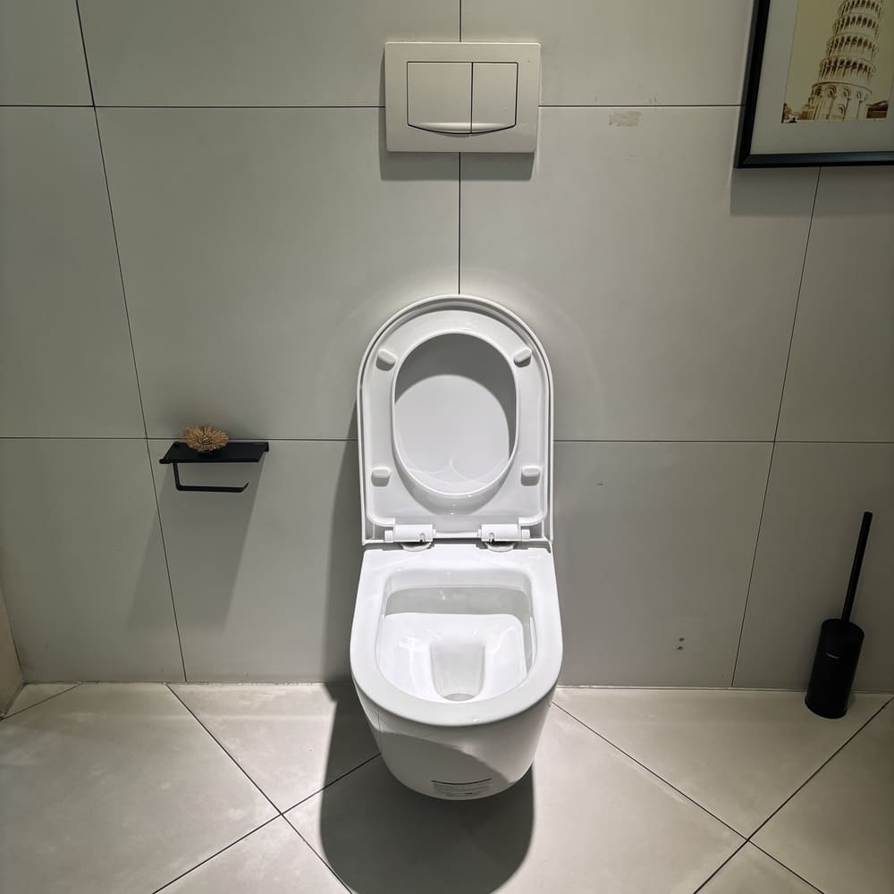 Bồn cầu treo tường Caesar CPT1505 gồm két nước âm tường - 10