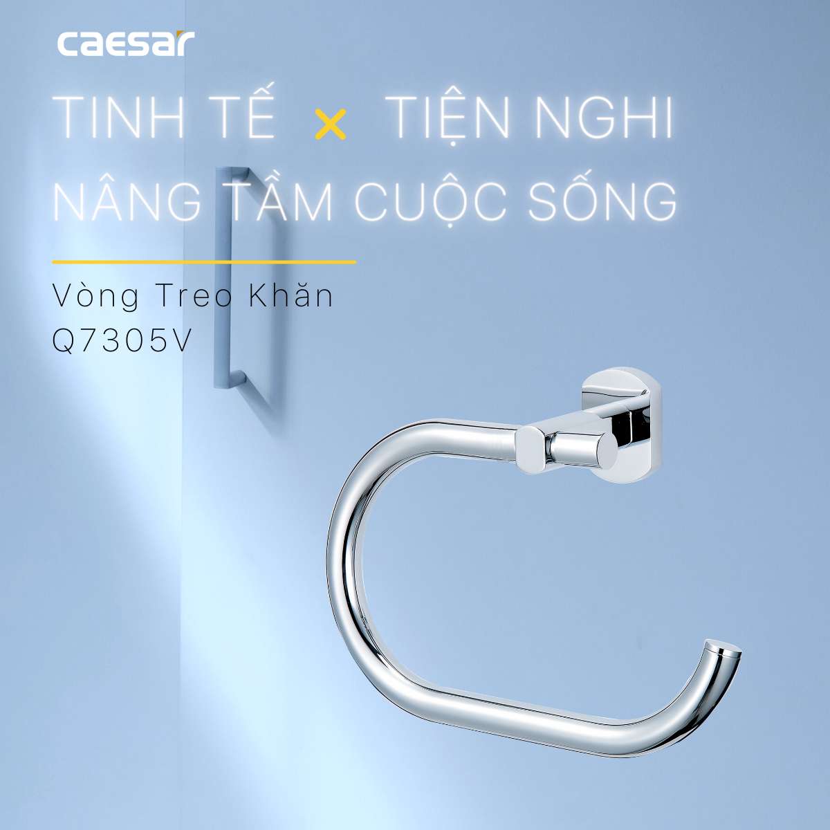 Vòng treo khăn Caesar Q7305V - 5