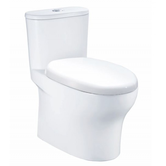 Bồn cầu 1 khối nắp êm Caesar C1394 (CD1394) - 8