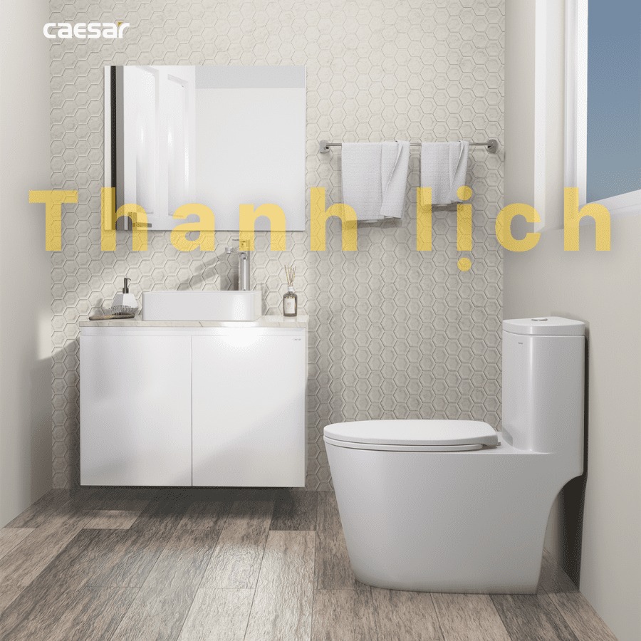 Chậu lavabo đặt bàn Caesar LF5252 - 17
