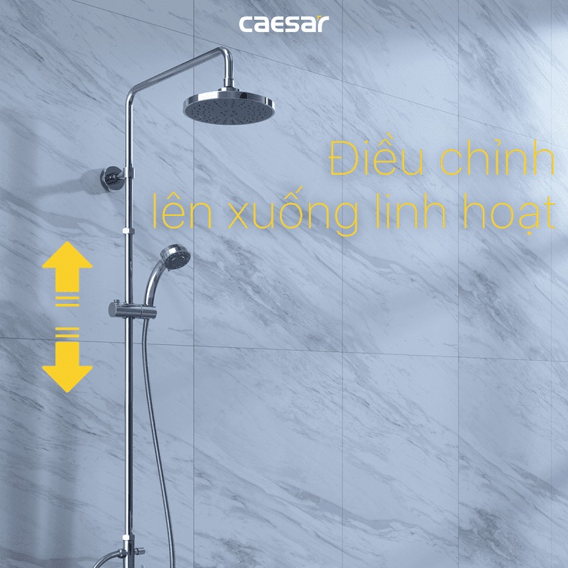 Bộ sen tắm cây nóng lạnh Caesar S488C - 16