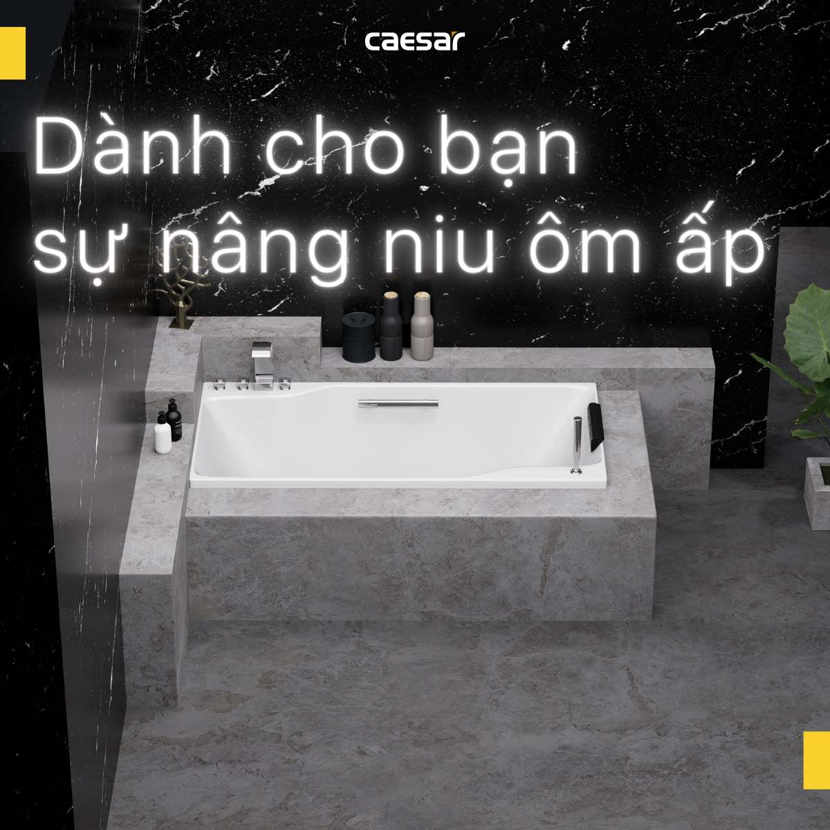 Bồn tắm xây 1m7 Caesar AT0870 - 7