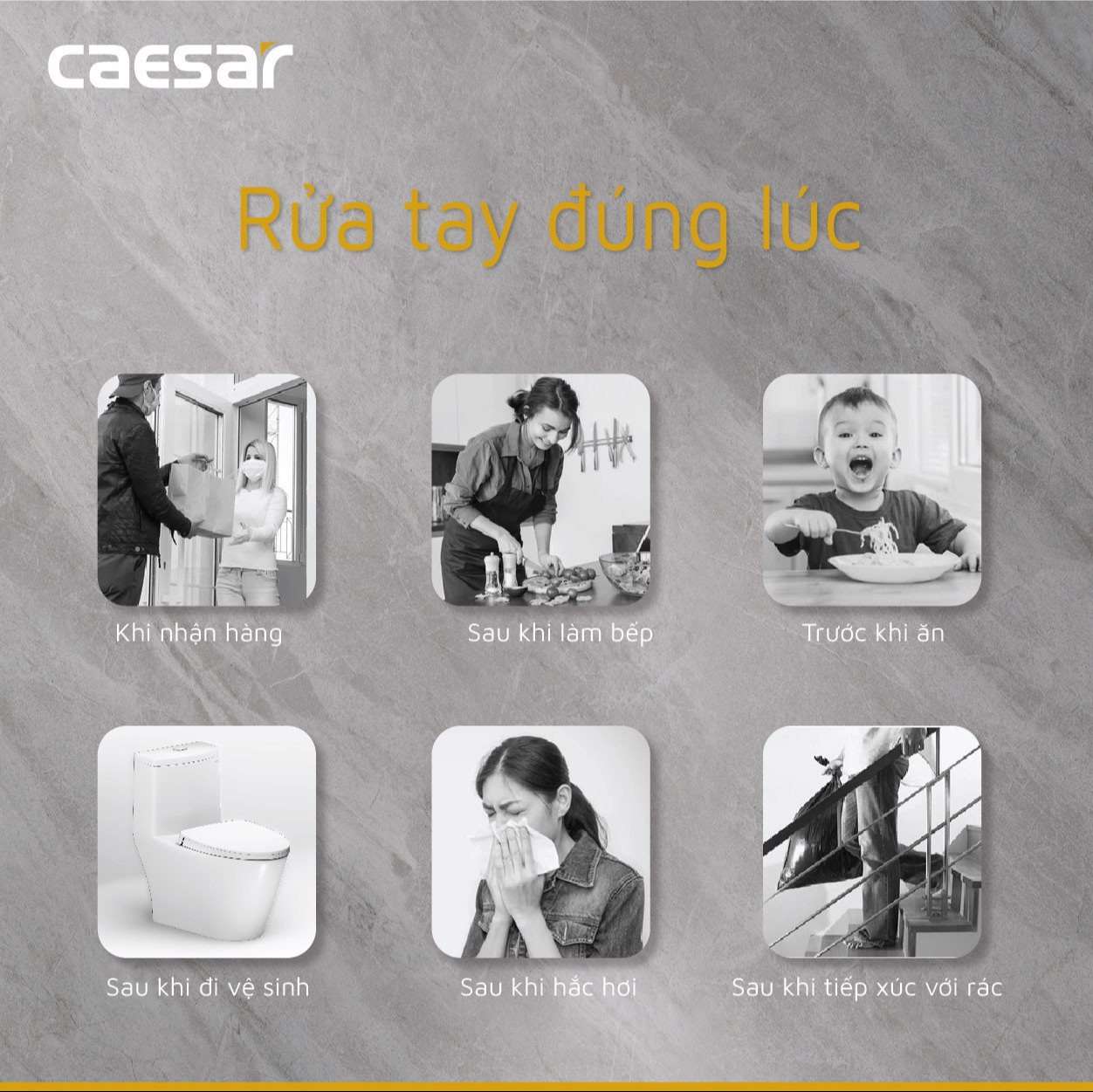 Vòi chậu lavabo nóng lạnh Caesar B380CU - 17