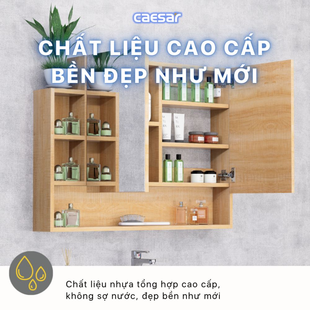 Tủ gương Caesar EM01100W7V - 2