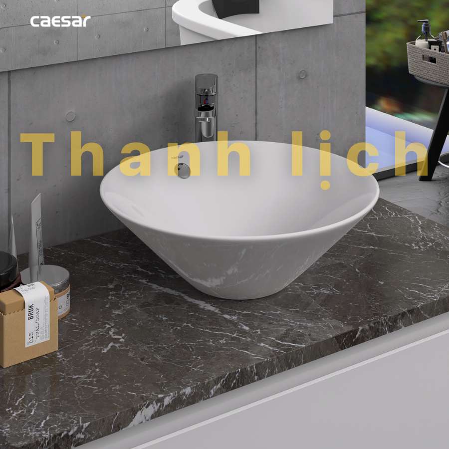 Chậu lavabo đặt bàn Caesar L5222 - 21