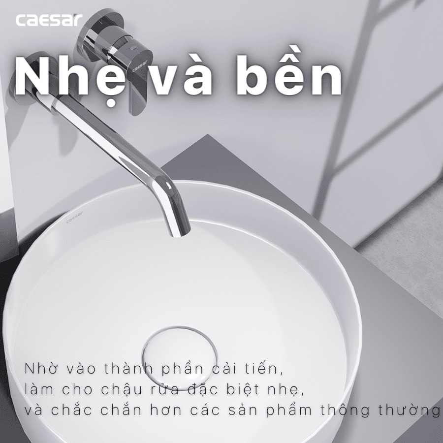 Chậu lavabo đặt bàn Caesar LF5258 - 18