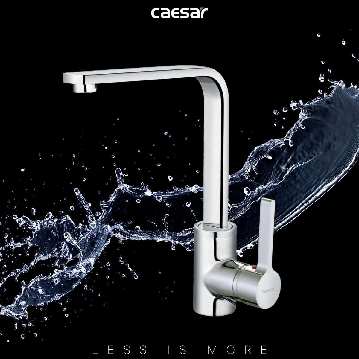 Vòi bếp nóng lạnh Caesar K665C - 22
