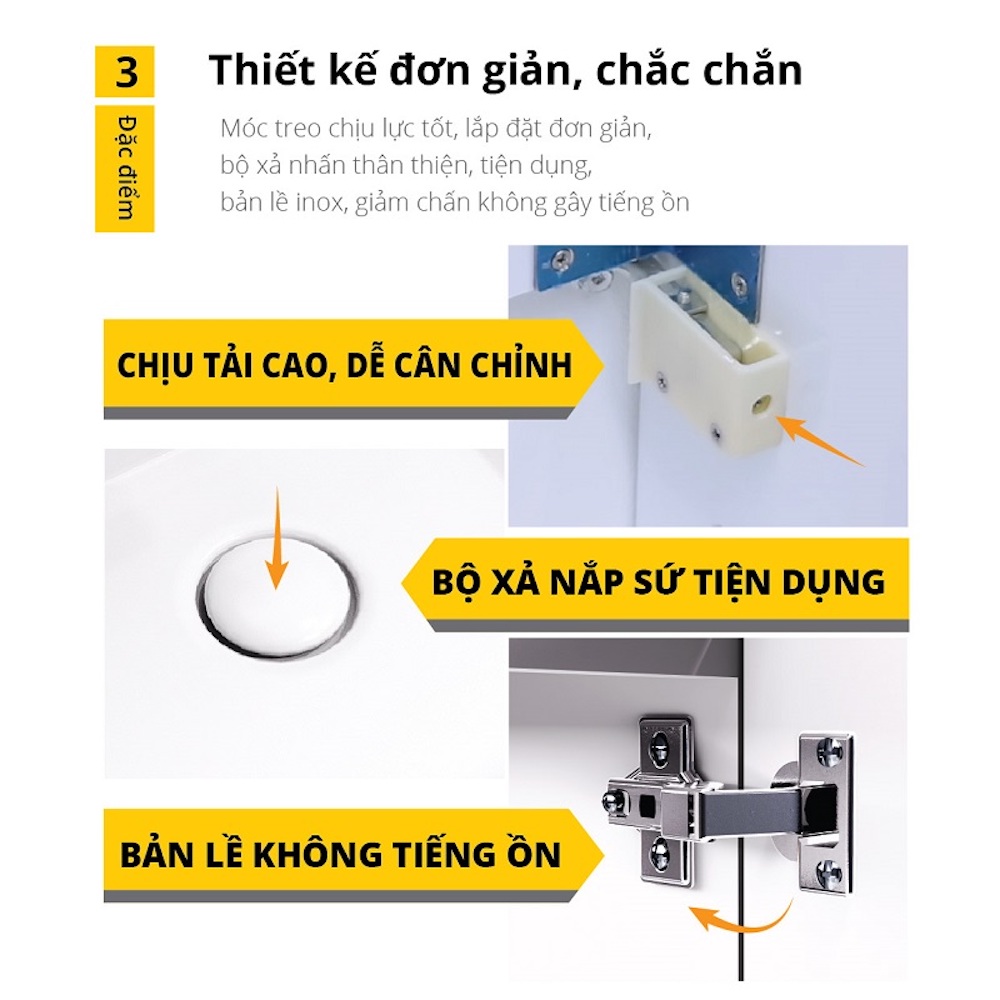 Tủ lavabo Caesar EH05259ATGV - 9