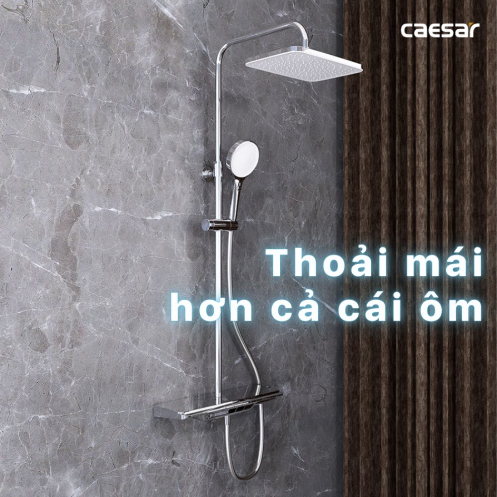 Sen cây tắm đứng ổn nhiệt Caesar S658C - 12