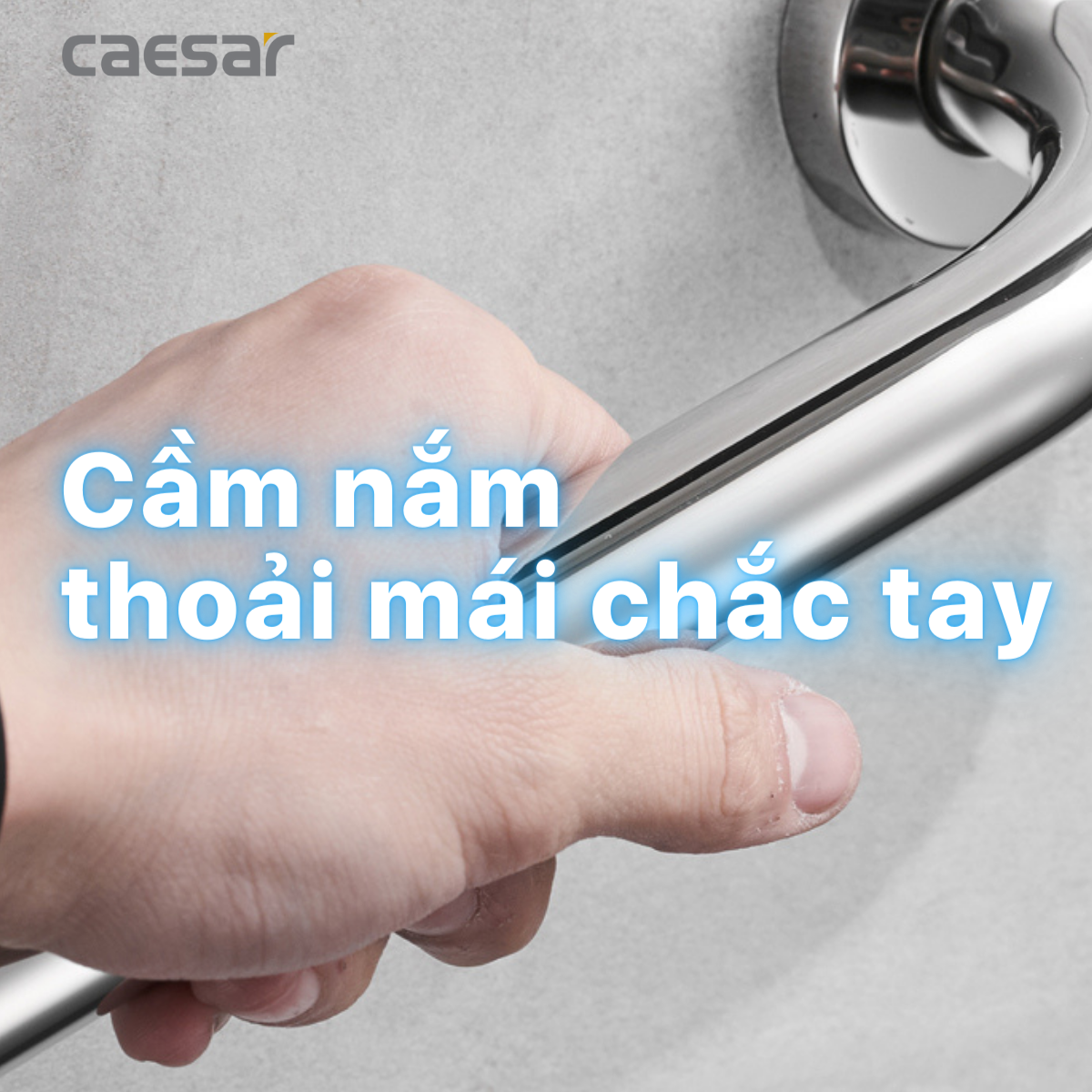 Thanh tay vịn inox Caesar GB131BV - 4