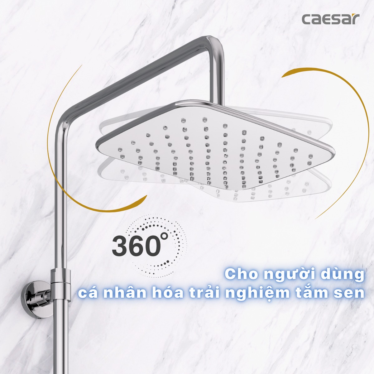 Sen cây tắm đứng Caesar BS127 - 11