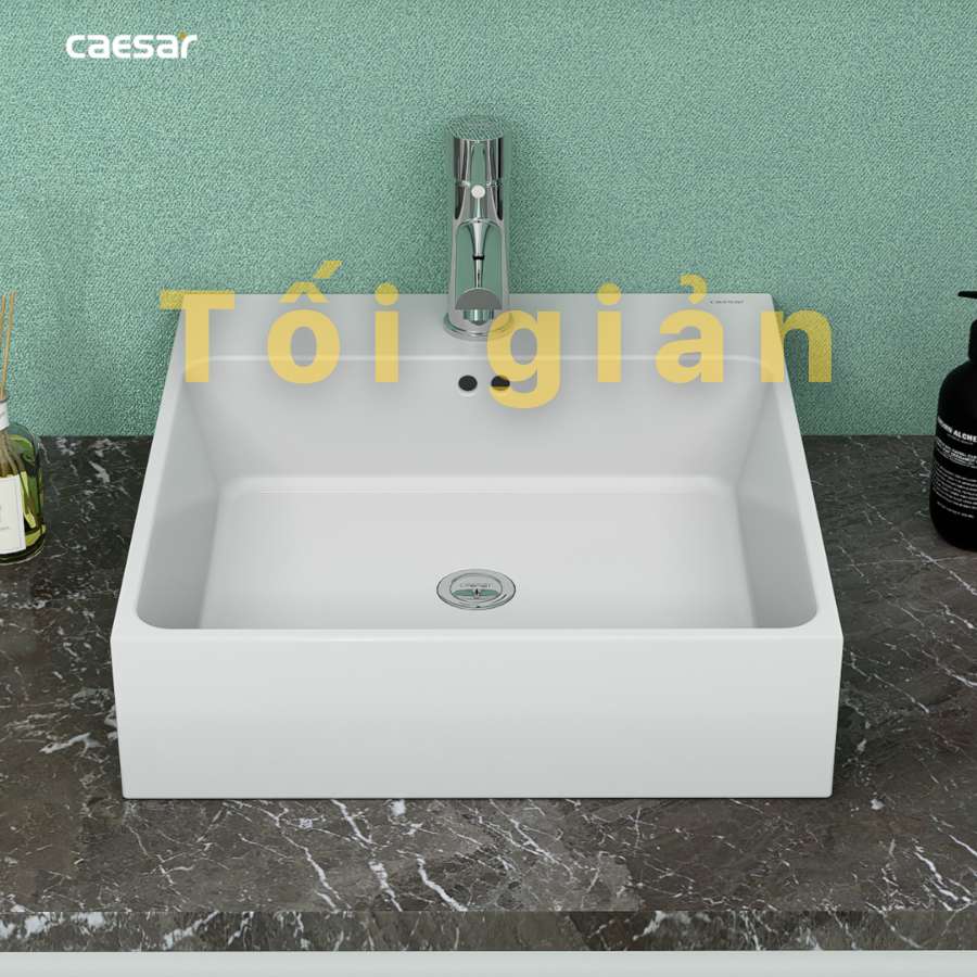 Chậu lavabo đặt bàn Caesar LF5261 - 16