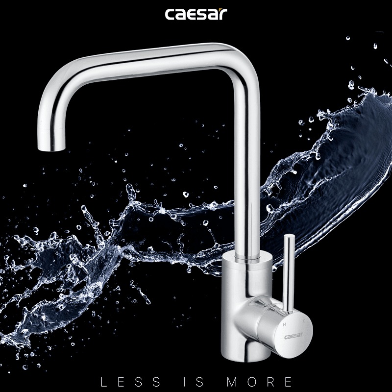 Vòi bếp nóng lạnh Caesar K685C - 25