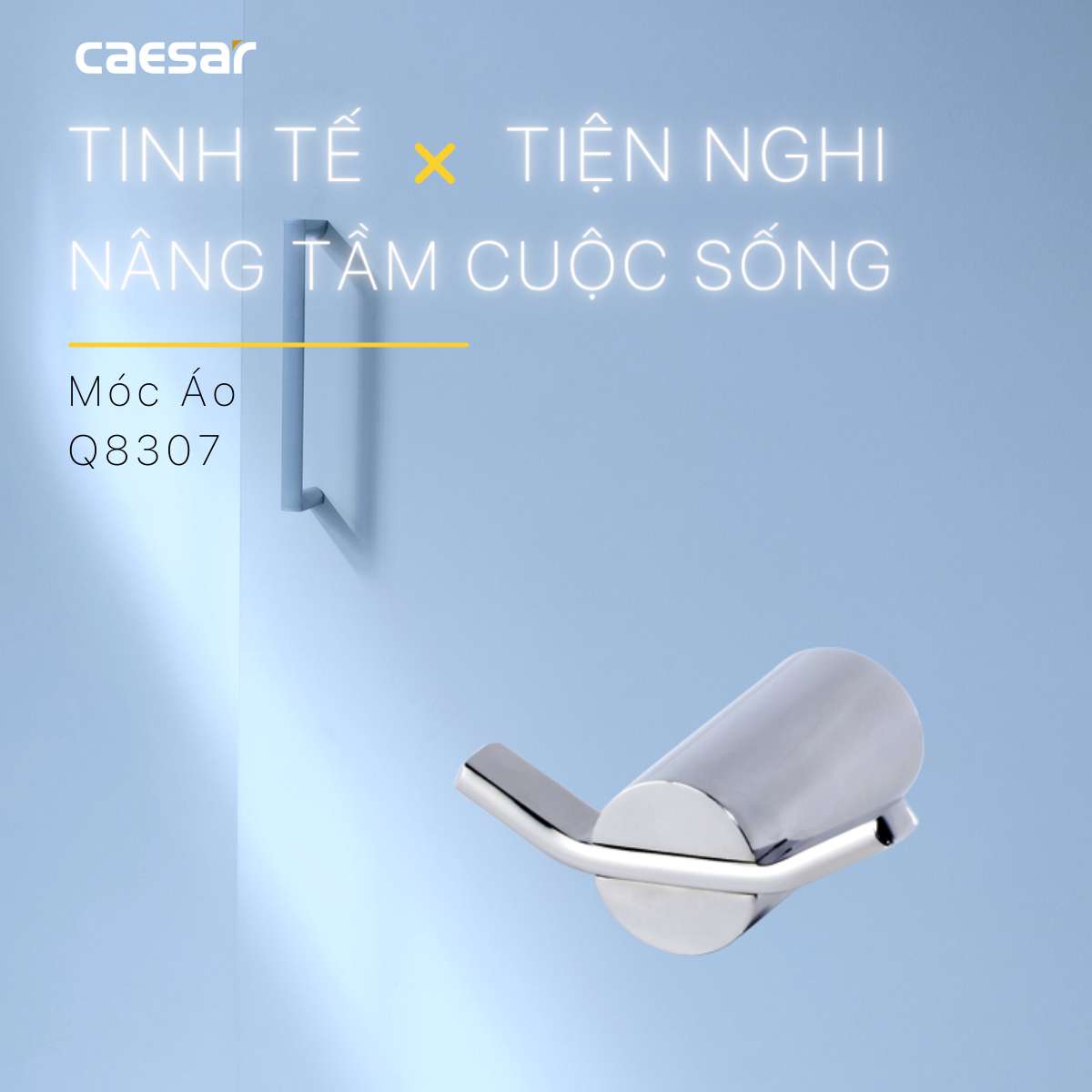 Móc áo đôi Caesar Q8307 - 6