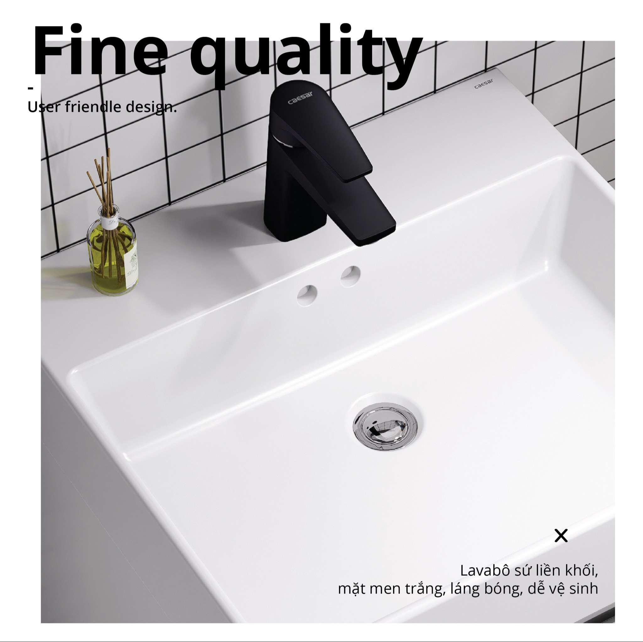 Bộ tủ lavabo Caesar LF5263+EH05263AV - 7