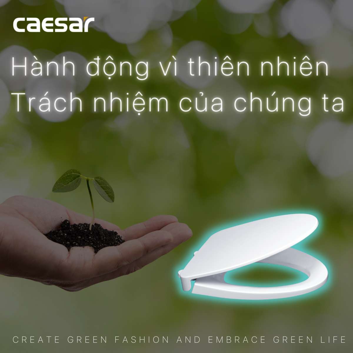 Nắp bồn cầu đóng êm Caesar M221 - 6
