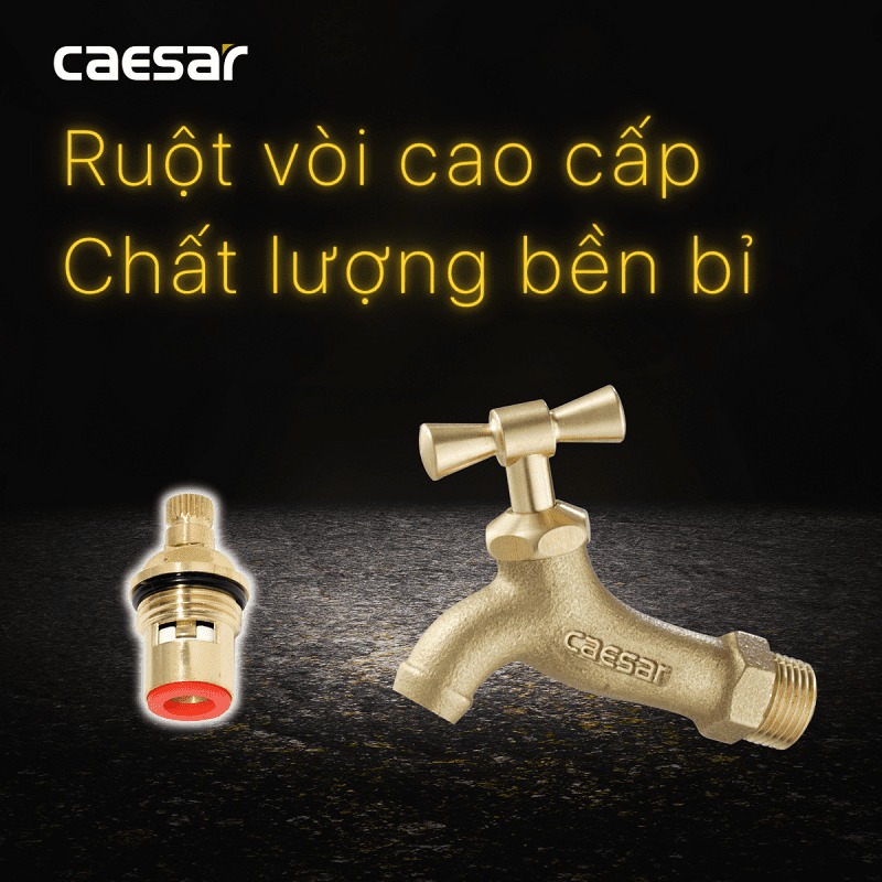 Vòi nước lạnh gắn tường Caesar W035 - 8