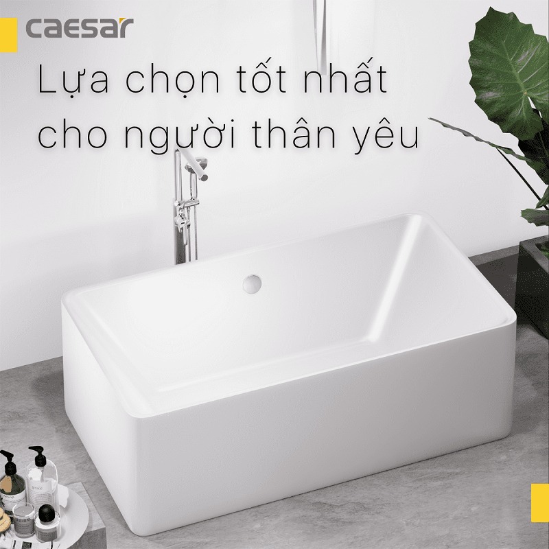 Bồn tắm chân yếm 1m5 Caesar AT6250 - 9