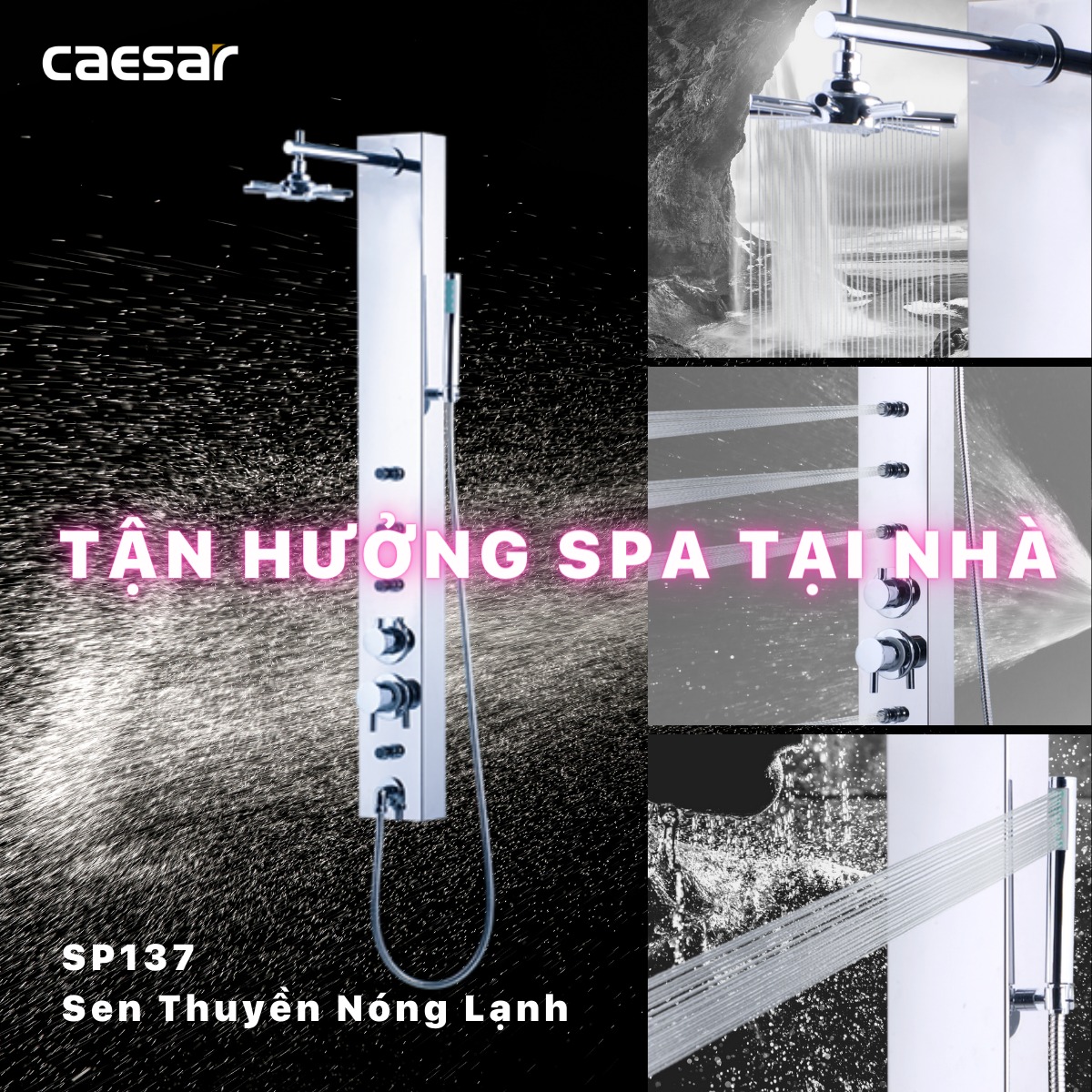 Sen thuyền nóng lạnh Caesar SP137 - 5