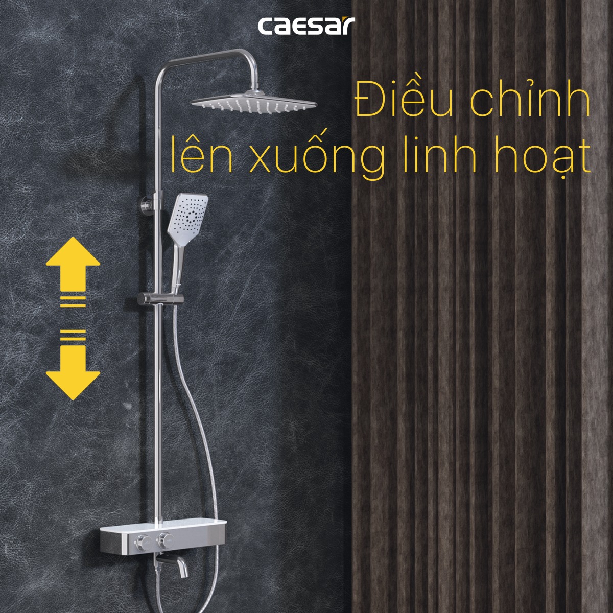 Bộ sen tắm cây nhiệt độ Caesar S788C - 20